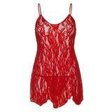 Ног -авеню Rose Lace Flair Cemise Red UK 14-18