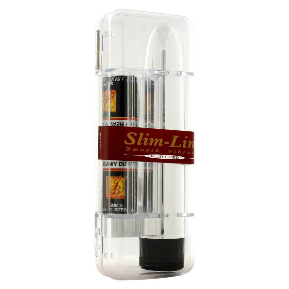 Slimline glat multi -hastighed vibrator sølv