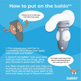 Balldo verdens første bold dildo stål grå