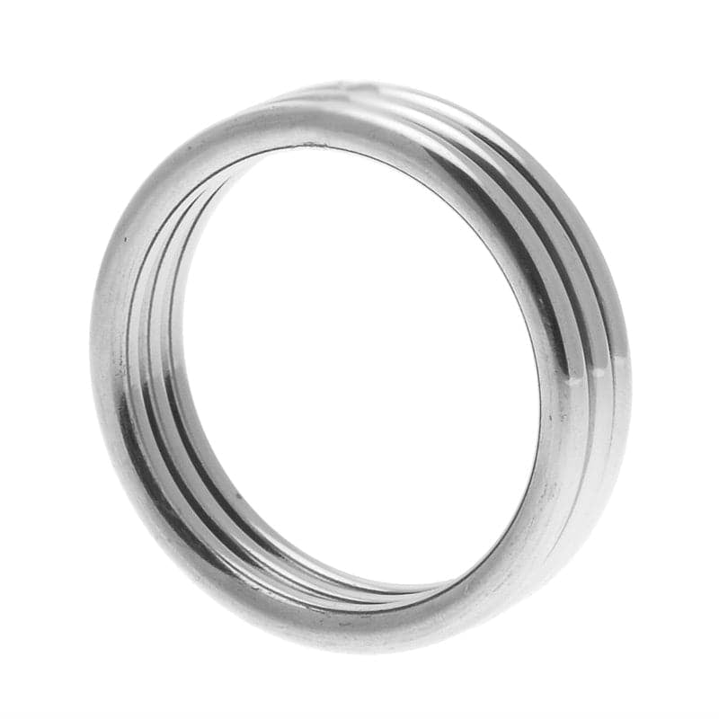 Eco aço inoxidável Triple Cock Ring ML