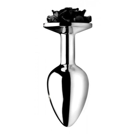 Plijen iskre crna ruža analni utikač mali
