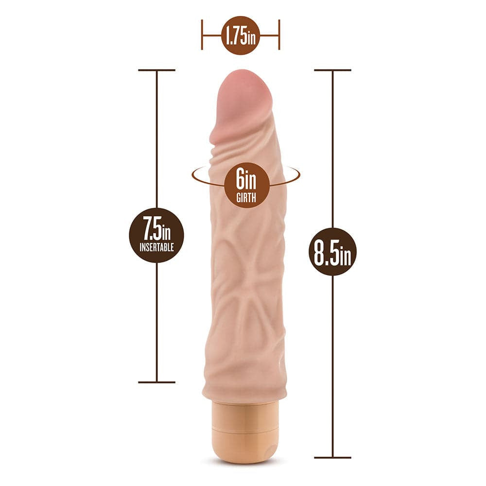 Dr. Skin Cock Vibe 10 Vibrating Draling 8.5 Inches