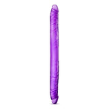 B Ват 16 -дюймовый пурпурный двойной фаллоимитатор