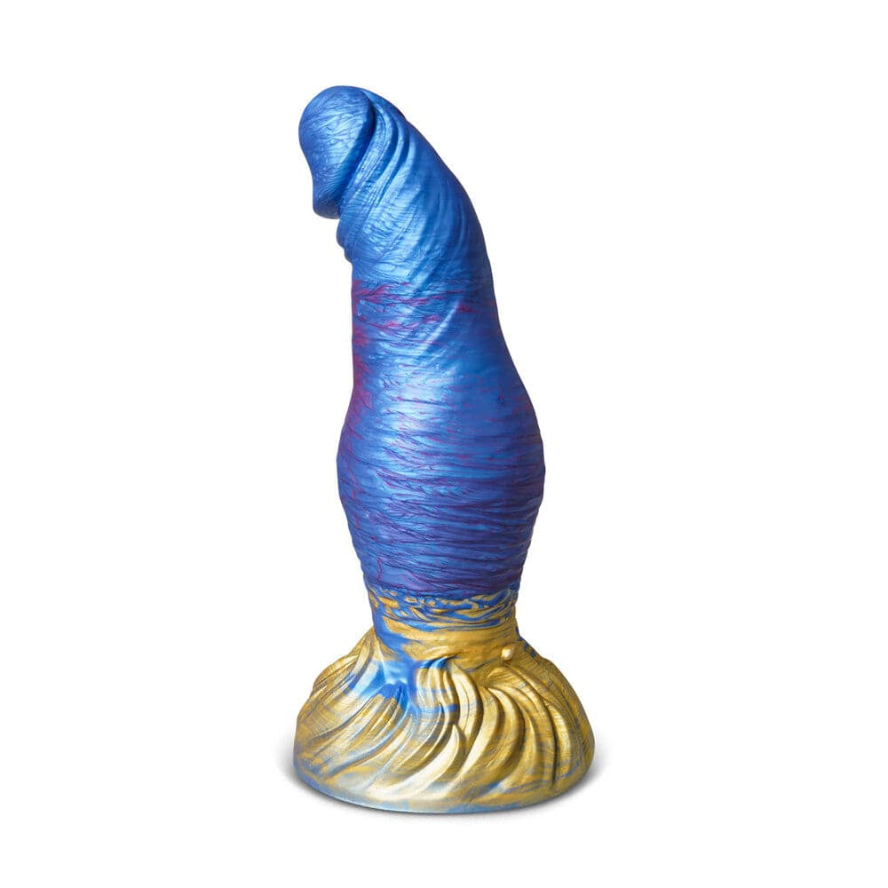 Modré mimozemské dildo s přísavným pohárem