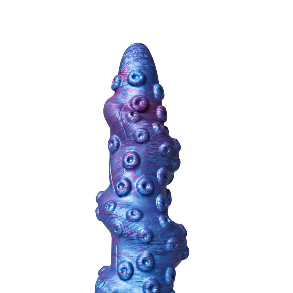Alien tentacul albastru dildo cu cupa de aspirație