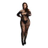 Le Desir Lace Sleeved Bodystocking UK 14 tot 20