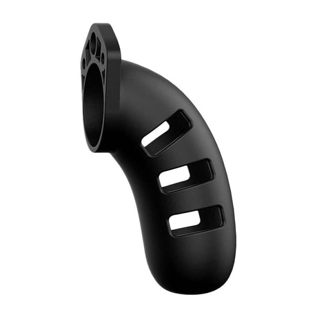 Fear Cage 21 Fireann 4.5 orlach Cage Chastity Silicone Dubh