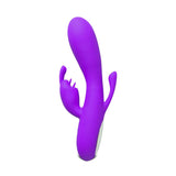 Double Bunny 12 Speed ​​Silicone Vibe Purple