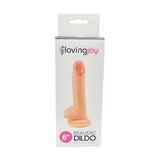 Loving Joy Realistic Dildo with Balls and Suction Cup 6 inch