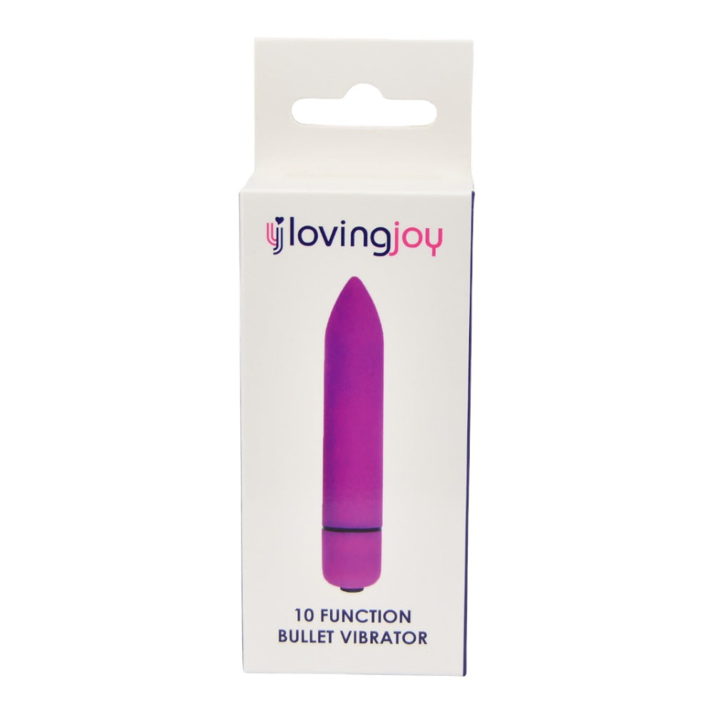 Liebevolle Freude 10 Funktion Purple Bullet Vibrator