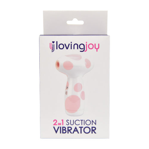 Loving Joy 2 in 1 Sugning vibrator jumbo dot