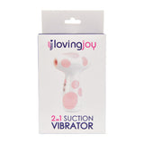 Loving Joy 2 în 1 Vibrator de aspirație Jumbo Dot