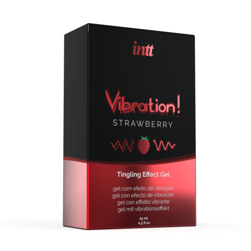 Intt Vibration Strawberry Sabor Vibrador líquido