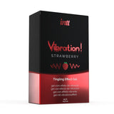 Intt vibration strawberry аромат жидкий вибратор