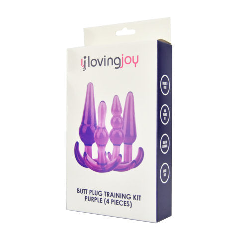 Kit de treinamento para plug de plug de butt de joy de joy