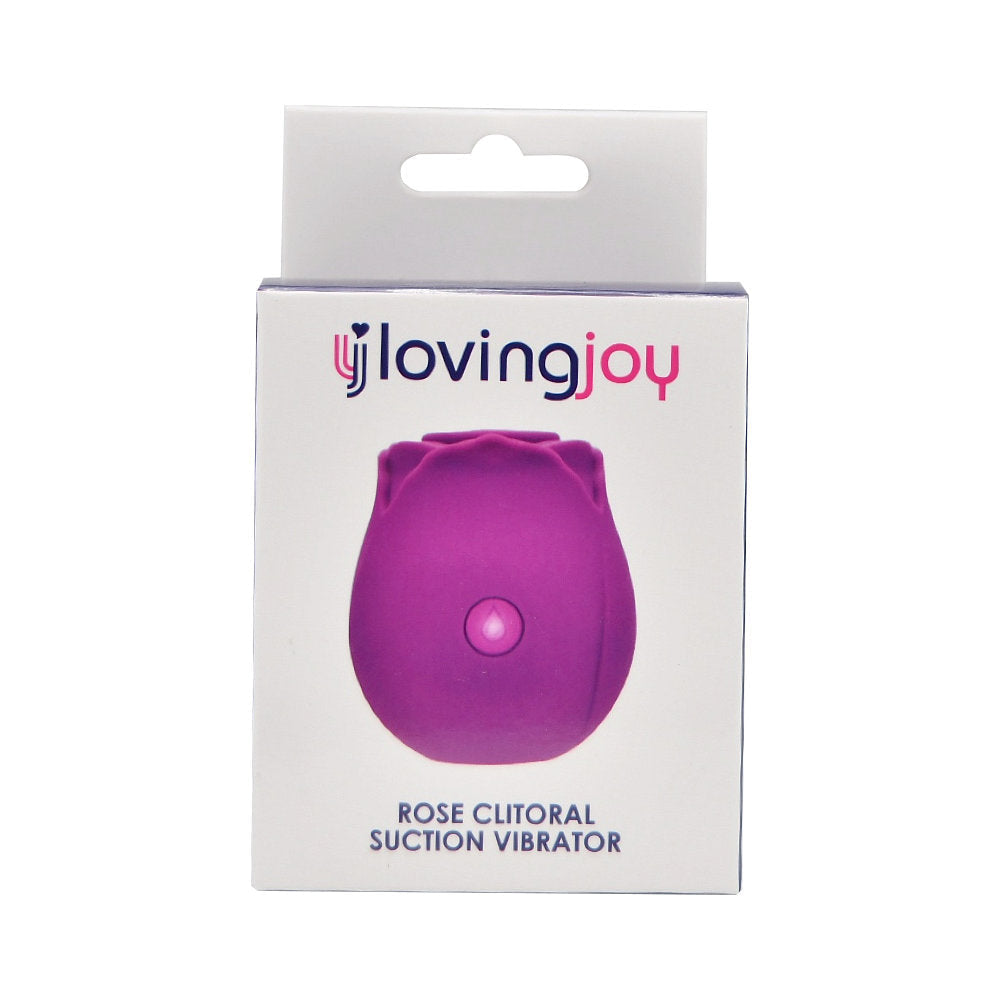Liebevolle Freude Rose Spielzeug Klitoralsaug Vibrator Purpur lila