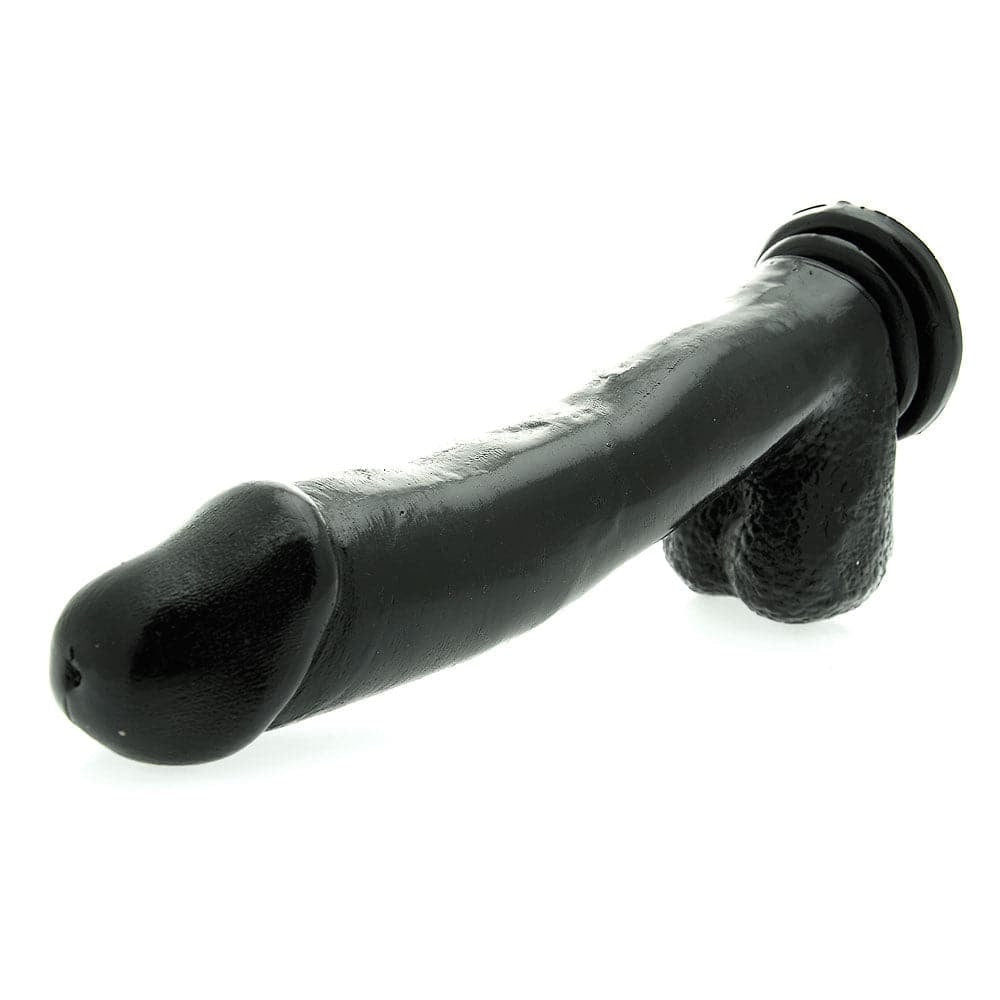 Basix 12 inch dong met zuignap zwart