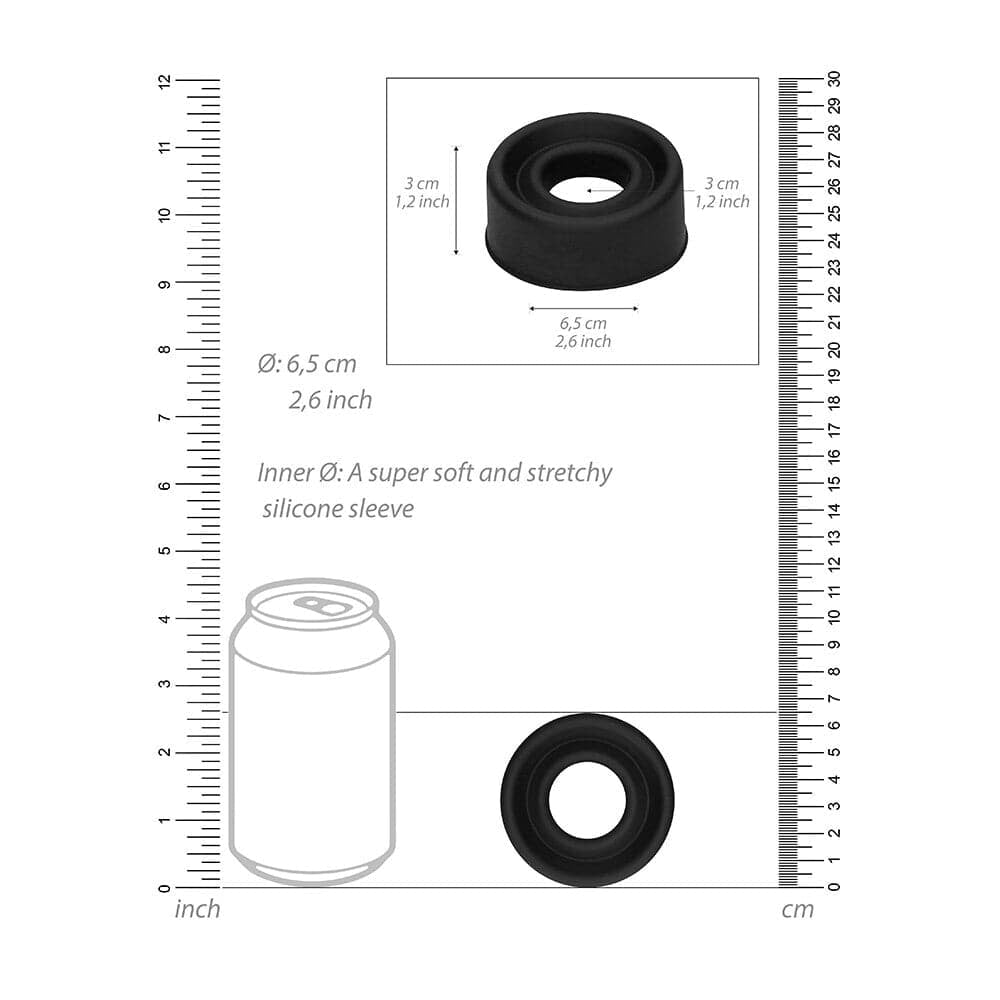 Mânecă pompată cu pompă de silicon negru