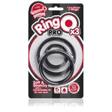 Scream O Ringo Pro X3 Cock Rings Black
