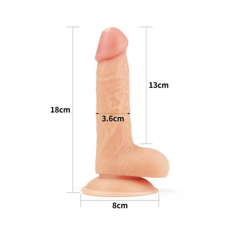 Lovetoy 7 tommers Ultra Soft Dude Dildo