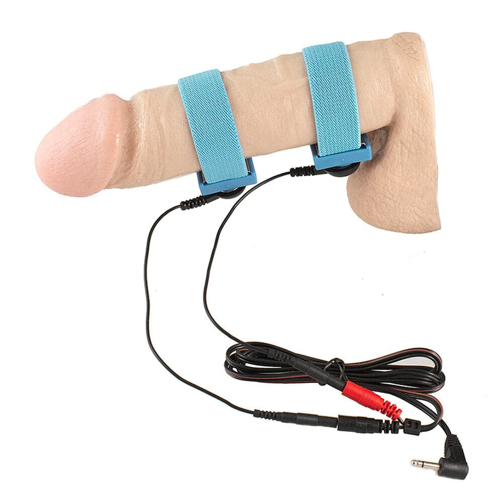 Rimba Electro estimulação tiras de pênis flexíveis