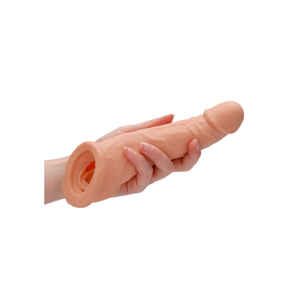 Realrock 8 inch penis mânecă carne roz roz