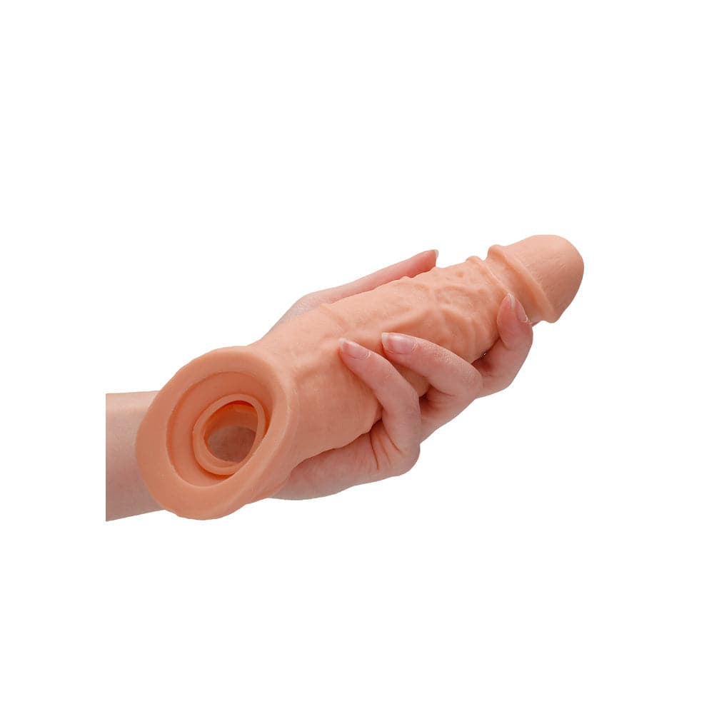 Realrock 9 inch penis mânecă carne roz roz