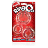 Křičení o ringo x3 Clear Cock prsteny