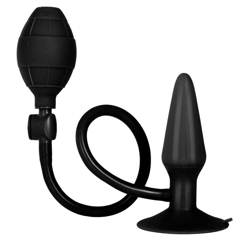 Coup d'appel noir Pumper Silicone Small Anal Plug