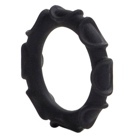 Атлас силиконовый петух кольцо черное