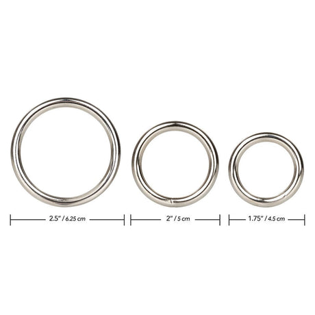3 Piece Silver Ring Set
