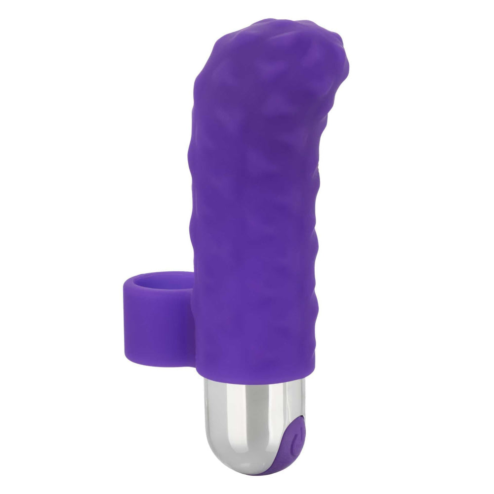 親密な遊び紫色の充電式指ティーザー