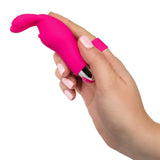Интимная игра розовая перезаряжаемая палец на кролике вибратор кролика