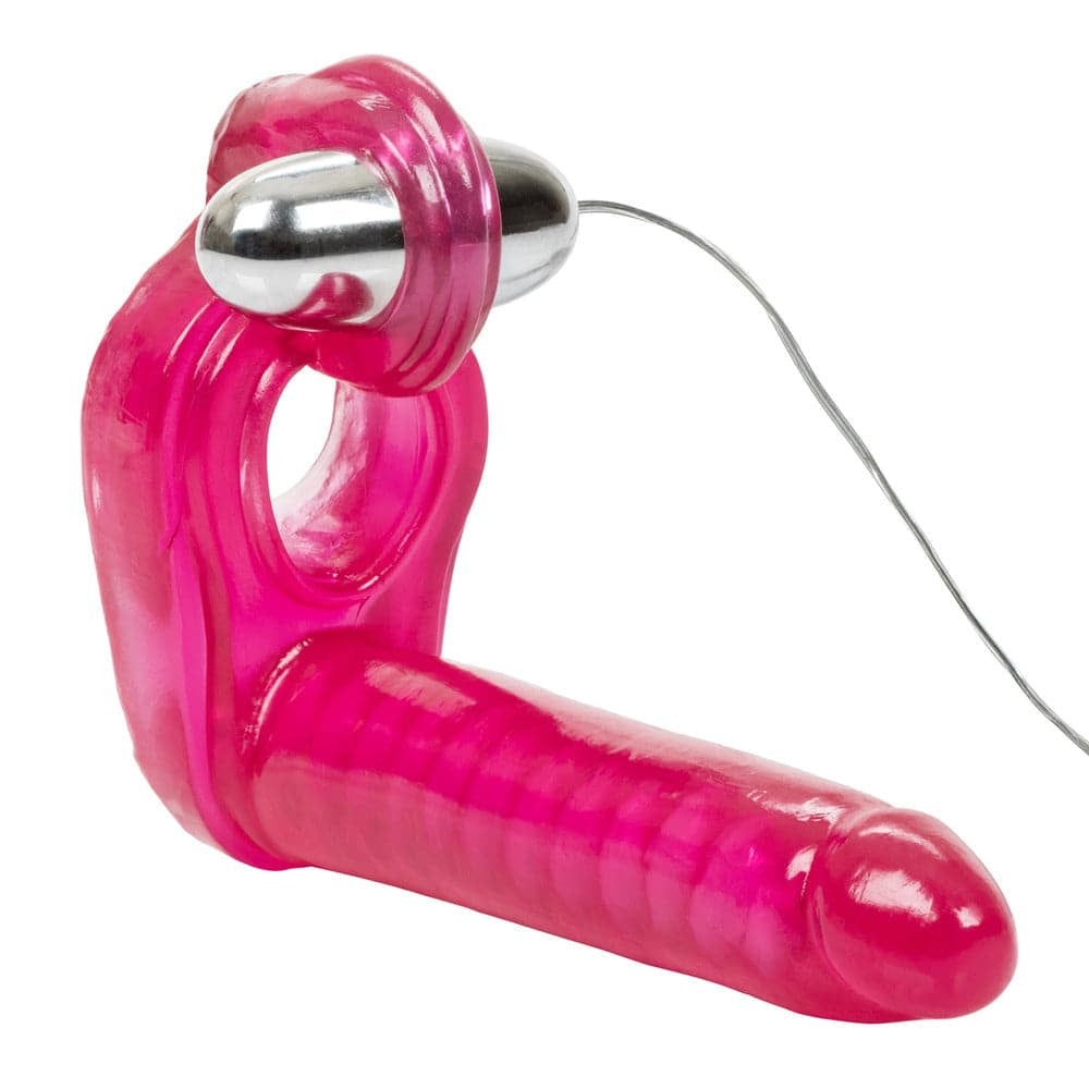 Ultimate Triple Stimulator Vibrung Cock Ring with Dong