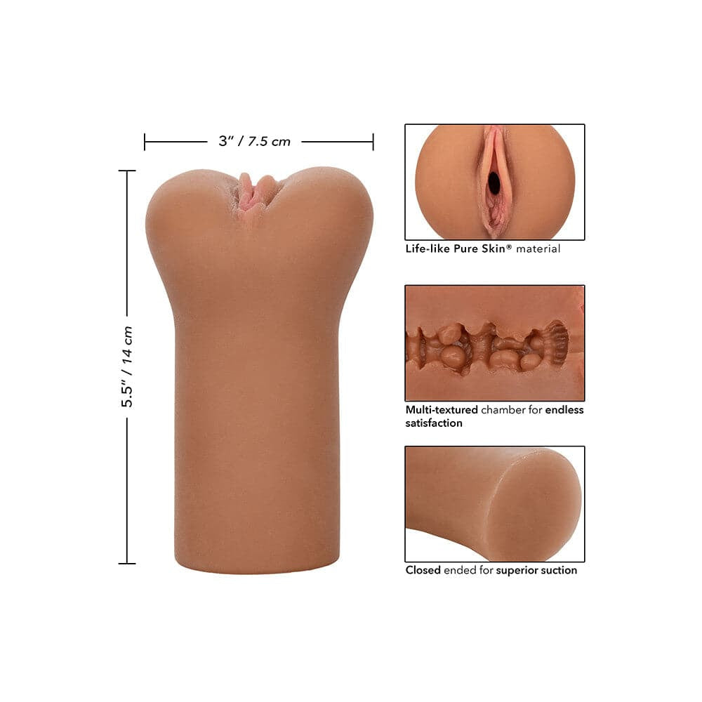 Grenseløs vulva onaner kjøttbrun
