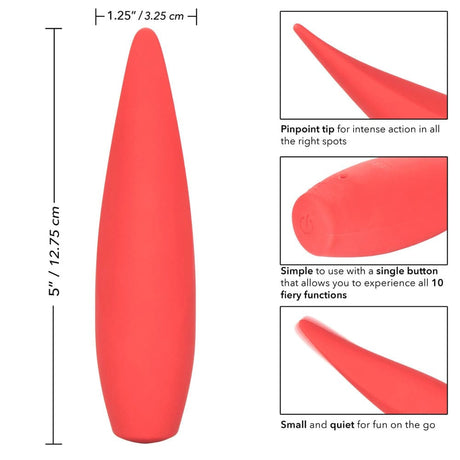 Red Hot Ember oppladbar vibrator