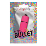 Foil Pack 3 Speed ​​Bullet vibrator roz