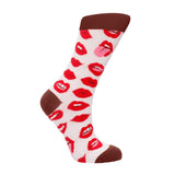 Læbe kærlighed sexede sokker størrelse 42 til 46