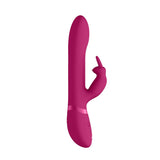 Vive Amoris ružičasti zečji vibrator s stimulativnim perlicama