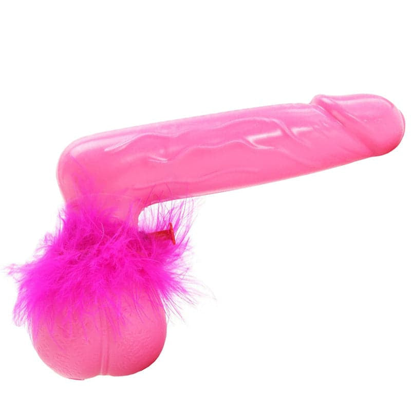 粉红色的啄食派对喷枪