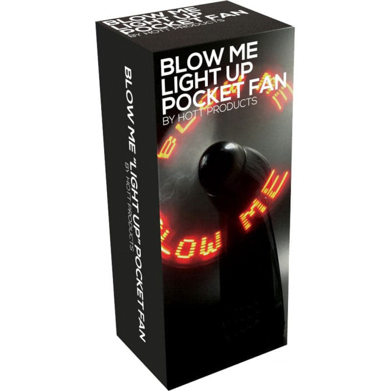 Blow Me Light Up Póca Fan Dubh
