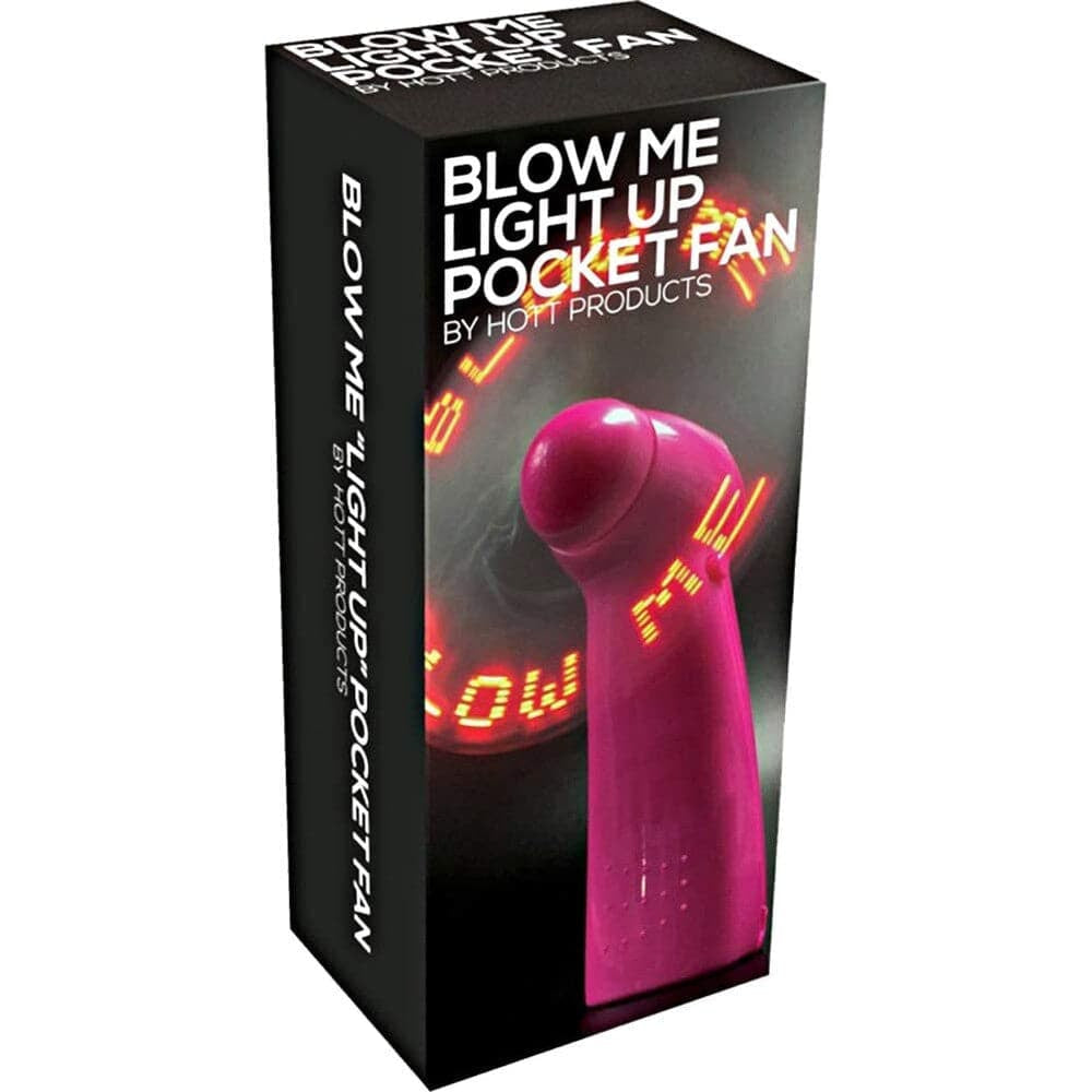 Blow Me Light Up Pocket Fan roz roz