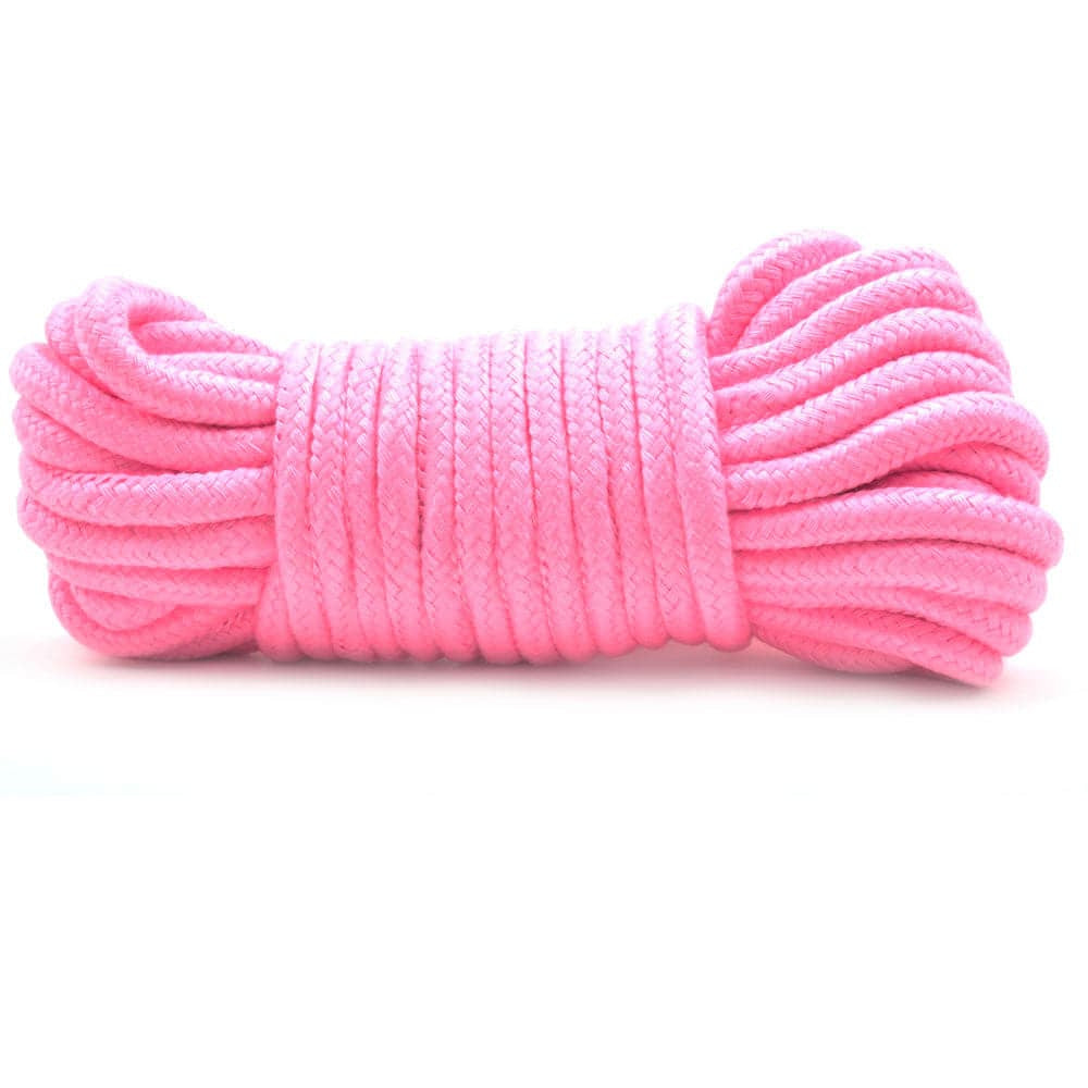 10米棉束缚绳粉红色