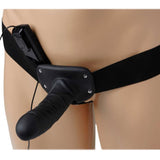 Deluxe Vibro Erection Assist Hollow Silicone Strap on On