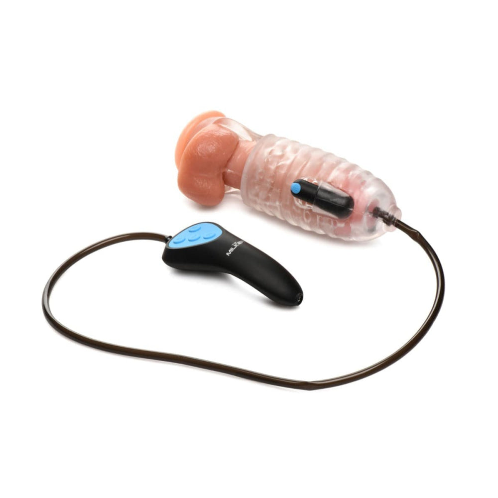 Lovebotz Mini Handheld Milker Susction Masturbator Clear