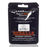 Oxballs 6 pachet cocoș inel negru