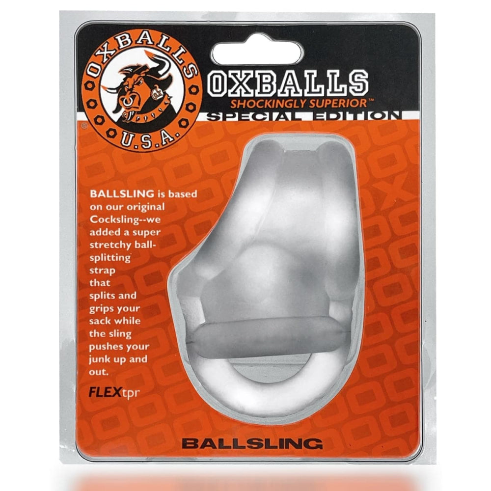 Oxballs Bullsling Ball-Suplit-Sling Clear Ice