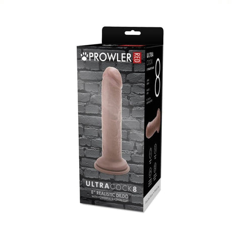 Prowler Red Ultra Cock 8 Dildo-キャラメル