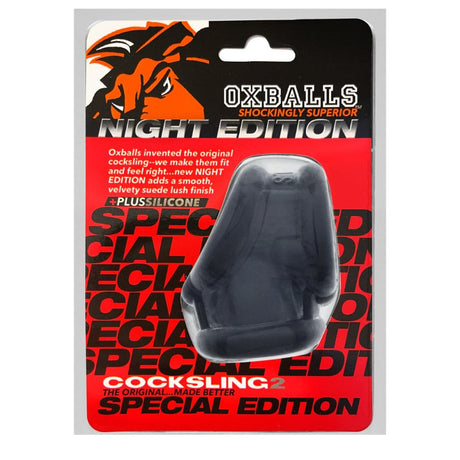Oxballs Cocksling-2 Sling - Plus + Silicone Édition Spéciale Nuit