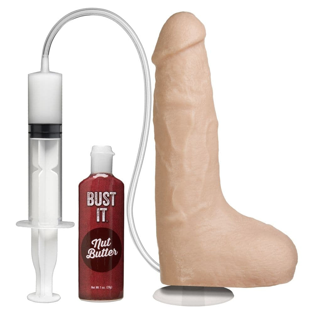 Realistic Squirting Cock with Vac-U-Lock & Suction Cup